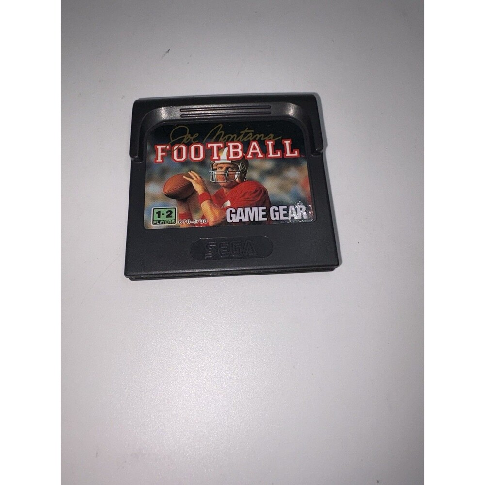 JOE MONTANA FOOTBALL - SEGA GAME GEAR WITH CASE GAME ONLY